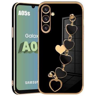 Case - BOOLING - for Samsung Galaxy A05s - Soft TPU - Love Pattern - Black