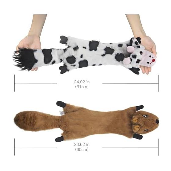 SHARLOVY Dog Toys 5 Bags,Pet Toys Wrinkle Dog Toys No Stuffing Animal Dog Stuffed Dog Stuffed Dogs and Medium Dogs Dog Toy Rattle Rattle Rattle
