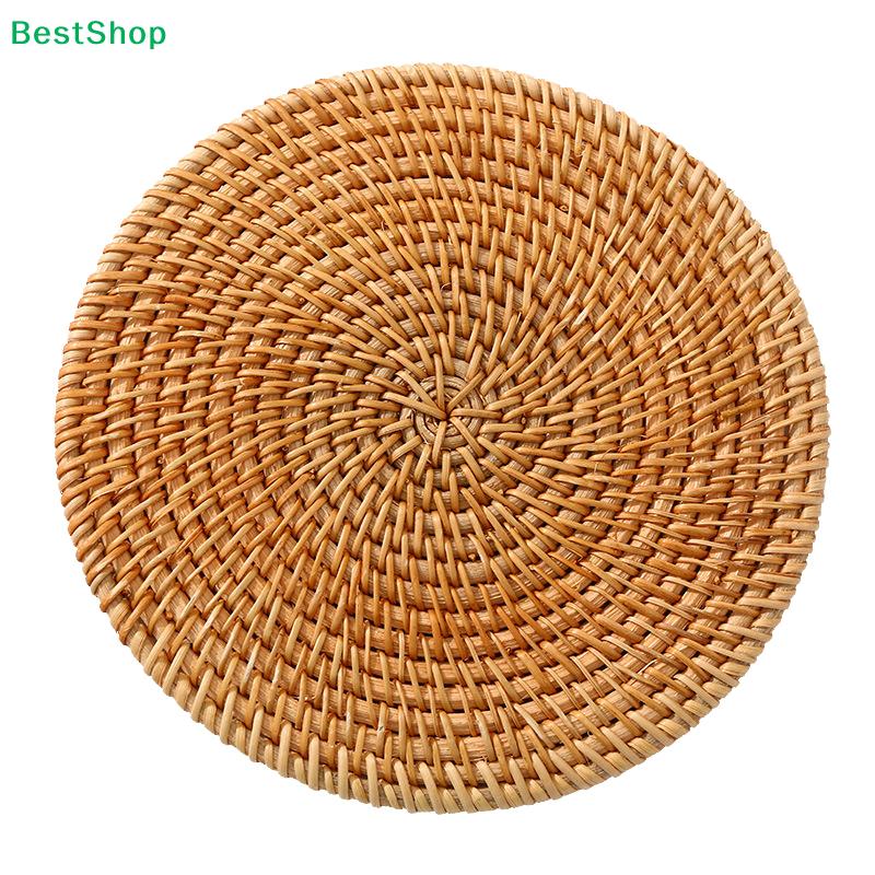 Natural Autumn Vine Woven Coasters|Paint & Wax-Free Handmade Ancient Weaving Drink Mats for Table Protection