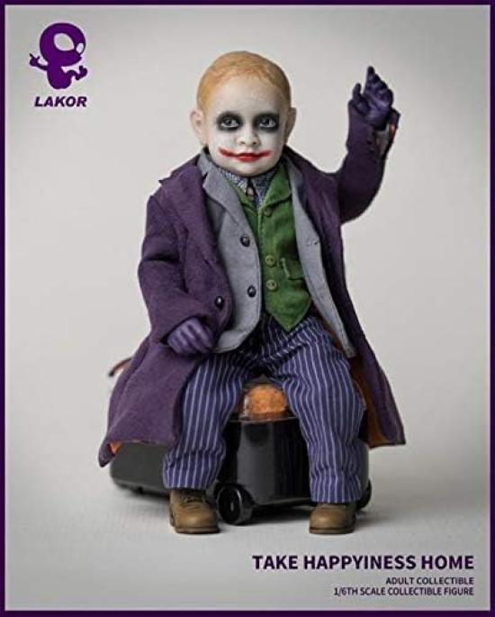 World Box Laker Baby Scale Figure Joker Baby The Dark Knight Movie Child Figure Baby Joker Toy 1/6 2.0