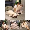 Adorable Pug Dog Plush Pillow Soft Cuddly Stuffed Animal Toy For Napping And Sleeping