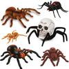 Infrared Remote Control Tarantula Halloween Prank Toy - Realistic Crawling Spider with Sticky Hair