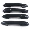 Car Accessories Fit for Toyota Sienna 2021 2022 2023 2024 2025 Exterior Door Handle Protector Cover Trims (Glossy Black) ABS 4 PCS
