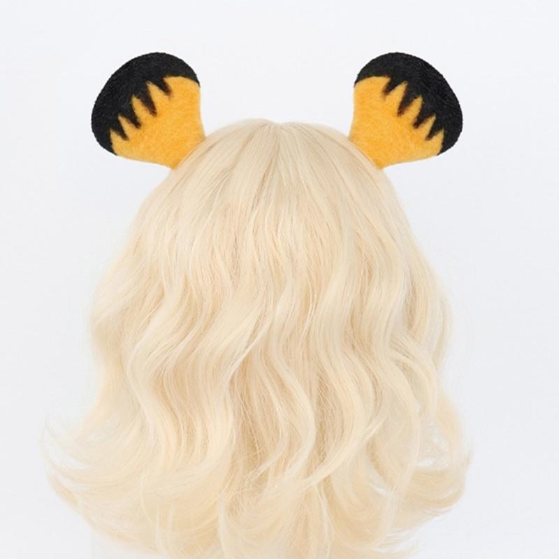 Animal Costume Accessory Animal Ear Headband with Tail Animal Cosplay Outfit for Kid Adult Christmas Halloween Role Play