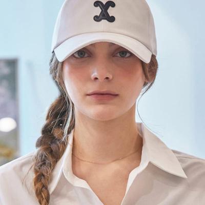 VARZAR VA Curved Patch Ball Cap White