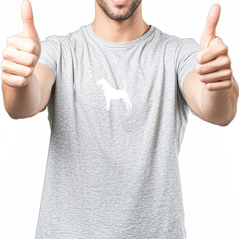 Cheap Tshirt Street Wear Women Oneck tshirt Cotton Dog Silhouette Heartbeat Pattern Print Comfort Man Tee shirt Mens Tshirt
