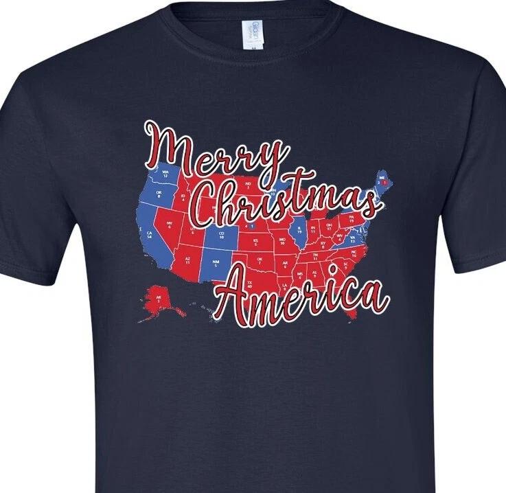 MAGA - Merry Christmas America - Trump Victory - T-Shirt XXL