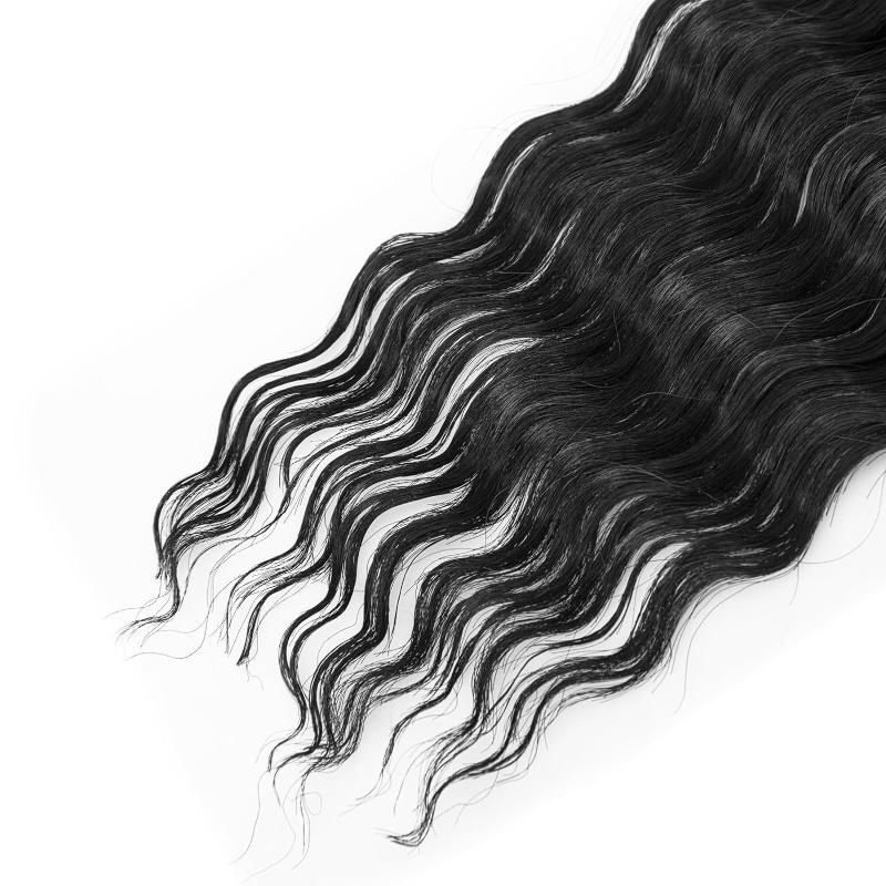 24Inch Synthetic Wig Curly Ponytail Extension Claw Clip Kinky Curly Natural Pony Hair Soft Long Heat Resistant Fiber Water Wave