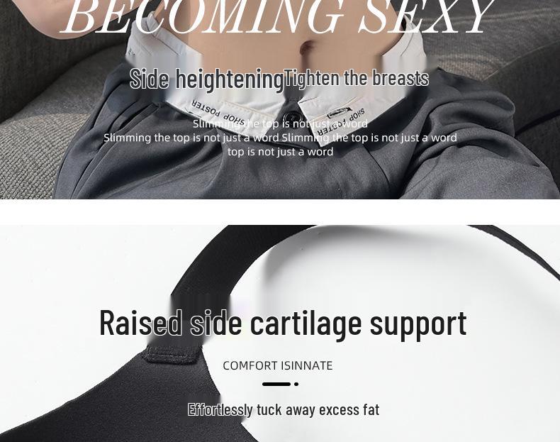 Women's Seamless Light Sports Bra: Supportive, Anti-Sag, Plus Size, Slimming, Summer Thin