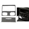 For BMW 3 Series E90 E92 2005-2012 - 3D Carbon Fiber Rear Air Outlet Storage Box Trim, Self-Adhesive Anti-Scratch Sporty