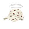 Breathable Embroidered Baseball Cap Sunshade Sun Hat Retro Sun Protection Cap  Women