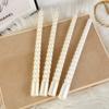 4pcs/box Restaurant Electroplated Thread Candle Long Stem Candle Romantic Wedding Decoration Candle Holder
