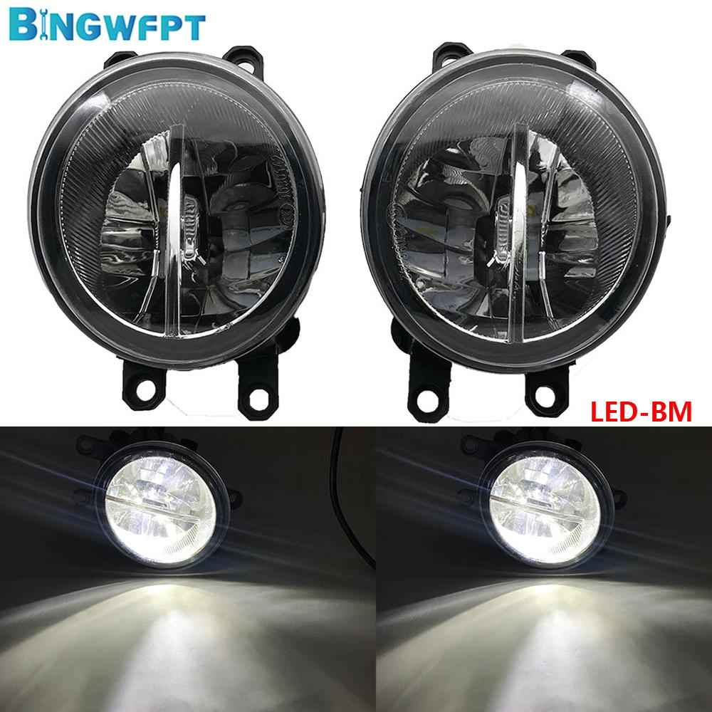 BINGWFPT For Toyota Premio T260 2011 2012 2013 2014 2015 2016 Fog Light Daytime Running Light Car LED H11 12V