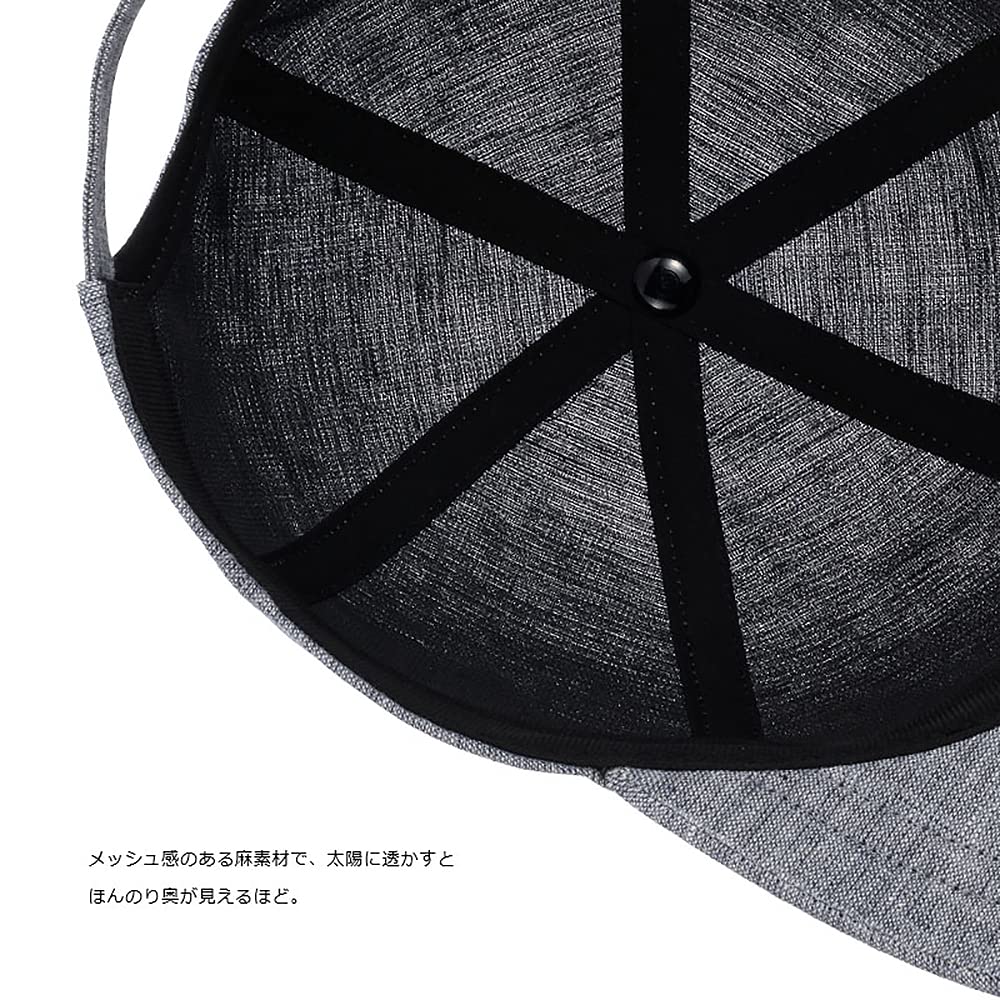 ORIHARA STYLE Omi Hemp Mesh Cap (Men's Cap, Veil Ball Cap, Baseball Cap, Foldable Hat, Summer, Large, Made In Japan, Popular Brand, Mesh,