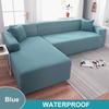 Waterproof Elastic L Shaped Sofa Cover For Living Room Corner Couch Cover Durable Stretchable Sofa Protector