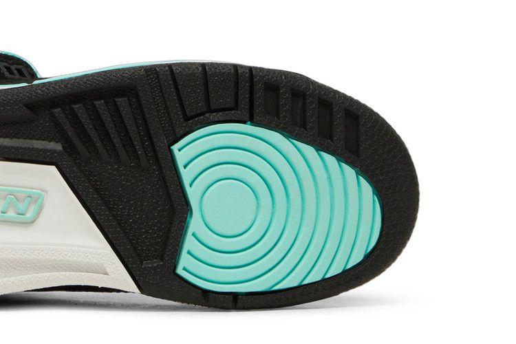 Kids' Sneakers Nike Jordan 3 Retro Bleached Turquoise Mint (GS) Black/Iron Purple-Blchd Trq-Wolf Grey