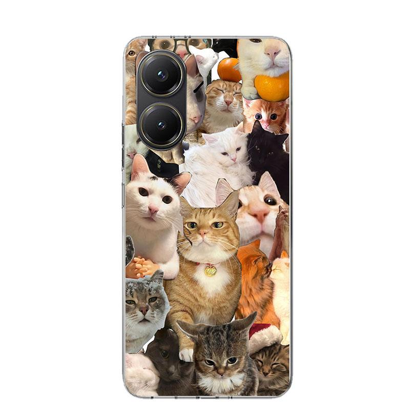 

Crying Cat Memes Phone Case For Xiaomi Poco X7 X6 X5 Pro F7 Ultra Redmi 15C 15 13 13C 12 12C 10 10A 10C 9 9A 9C 9T Cover Poco X7 Redmi 9T