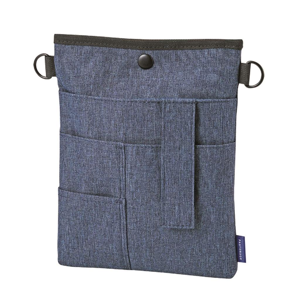 KUTSUWA Fastorage Slim Work Navy FS100NB Pouch,