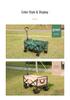 Portable Folding Cart for Camping & Shopping with 7-Inch Wheels