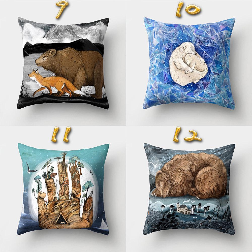 Sofa Pillowcase Car Cushion Creative Home Office Pillow Polyester