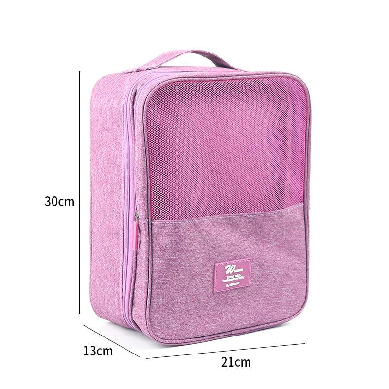 

Дорожная водонепроницаемая коробка для обуви, портативная сумка для хранения сухой и влажной обуви, отделочная сумка фиолетовый