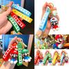 Super Mario Keychain Toy Bag Pendant Doll Kids Gifts Decorate Soft Glue Alloy