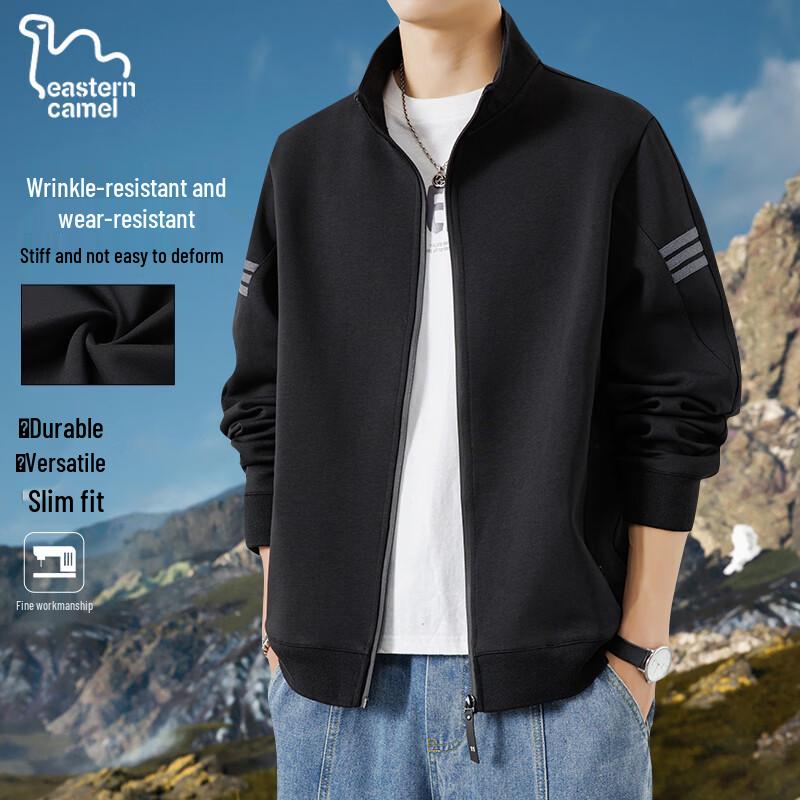 EASTERN CAMEL Men's Casual Stand-up Collar Jacket