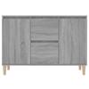 VidaXL Buffet Sonoma Grey 101x35x70 Cm Engineered Wood 815163
