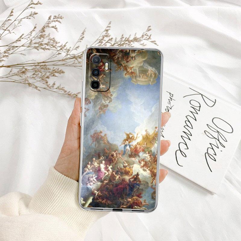 IK31 Fresco Adam Sculpture Angel Case for LG K22 K30 K40 K40S K41 K42 K50 K50S K51 K51S K52 K61 K62 K71 K92 Q60 Q61 V40 V50 V60