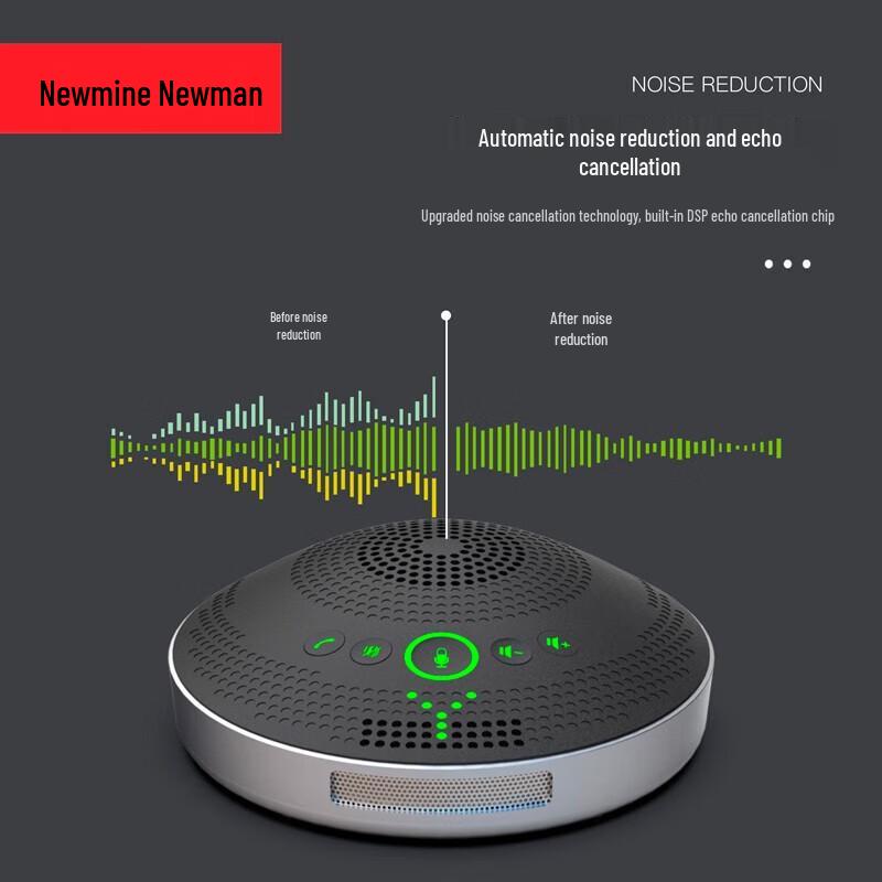 Newman NM-M06W Wireless Omnidirectional Video Conference Microphone (CN Version)