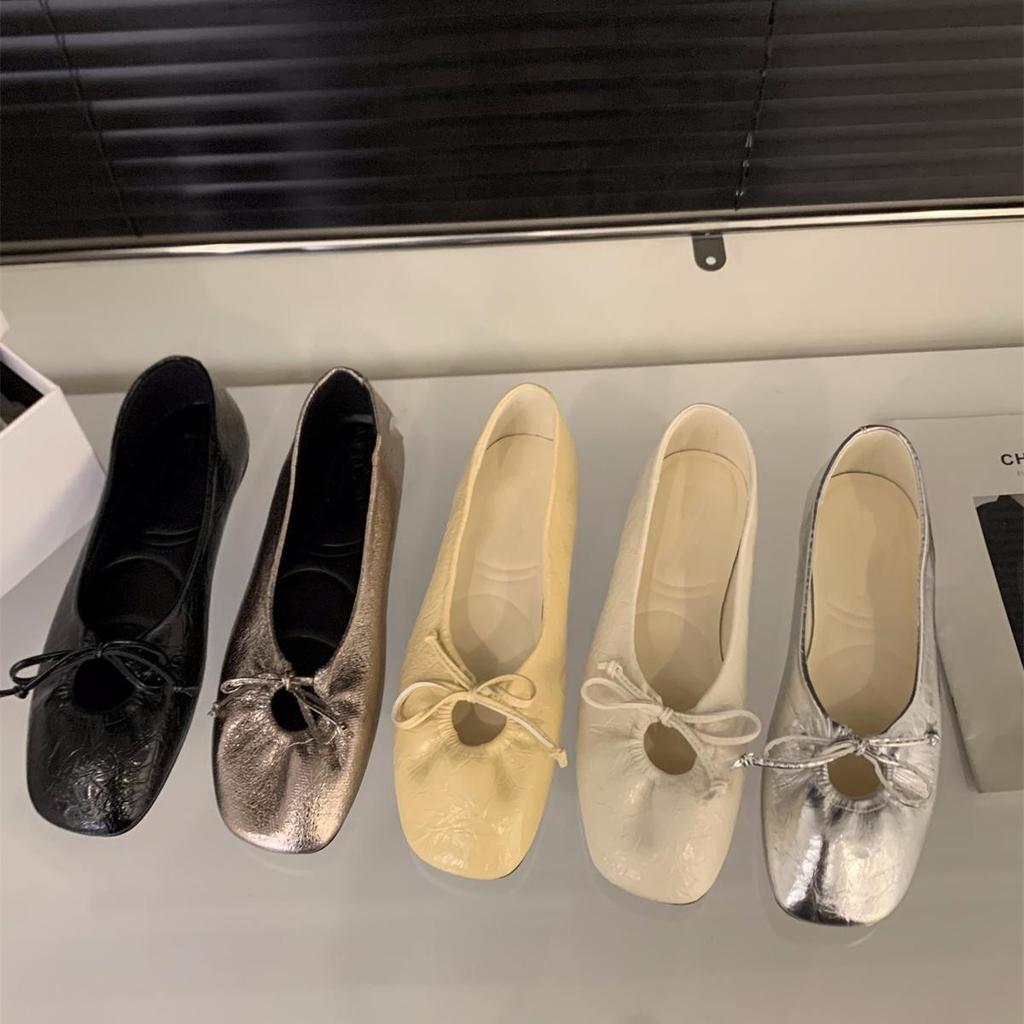 Flat-bottomed French Gentle Evening Shoes Women's Shoes 2025 New Spring Soft-soled Versatile Grandma Shoes with Skirts