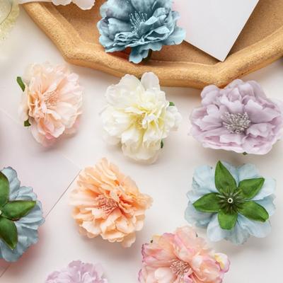 Simulation Flower Pretty Non-withering Vibrant Color Artificial Flower Wedding Artificial Blooming Peony Flower Fake Flower Home Supplies