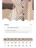 Damen Pyjama-Set im koreanischen Stil mit Cartoon-Polka-Dots – Kurzarm und Shorts, leichte Sommer-Homewear