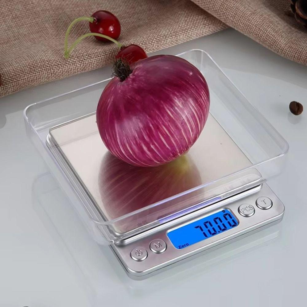 1 Stück Gramm/Unze Kleine Schmuckwaage 3000g/0.1g Koch-Lebensmittelwaagen Langlebige Digitale Küchenwaage