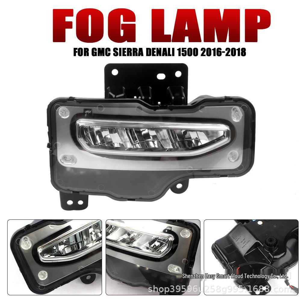 GMC Sierra 2017-2018 Fog Light and Headlight Bumper Kit