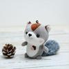 11CM Little Squirrel  Plush Toys Pendant Version of Squirrel Stuffed Soft Toy Bag Ornaments