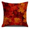 Autumn Yellow Maple Leaf Throw Pillow Cover with Short Plush Print for Living Room Sofa Decoration Cushion Cover Pillow Covers