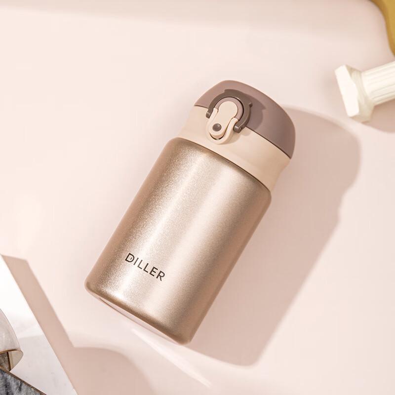 Dilebell Portable Vacuum Insulated Stainless Steel Travel Mug