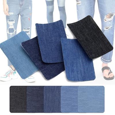 25/30PCS Zestaw naprawczy do łat żelaznych na wewnętrznej stronie uda, łatki dżinsowe, prostokątne, eliptyczne, kwadratowe, podarte dżinsy, dekoracyjne łatki do ubrań