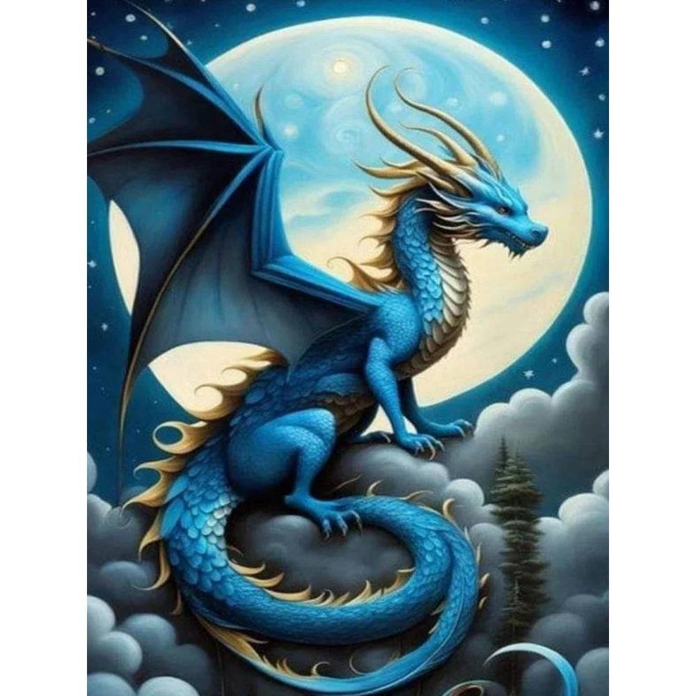 DIY Full Round Diamond Painting Cross Stitch 3D Baby Animal Home Decorative Art Moon Diamond Painting 5d Diamond Art Painting