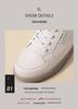 Women's Cowhide White Slip-On Shoes: Summer/Autumn Soft Sole, Casual Elastic Band Sneakers