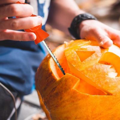 Nástroje na vyřezávání dýní Nástroje na vyřezávání dýňových luceren Sochařský nůž Pro halloweenskou párty Rodinnou kuchyni Podzimní dekorace Ručně vyrobené