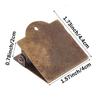 Antique Bronze Small  Binder Clamps Vintage Document File Organizer New Page Holder  Office