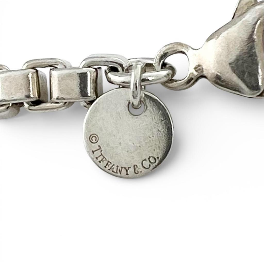 Great TIFFANY&Co. bracelet Venetian Silver SV925 mens Used