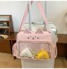 Módní Roztomilá kočičí taška přes rameno pro ženy Nylon Lolita Jk Casual Kawaii Japonský styl Ita Bag Y2k Fashion Students Crossbody