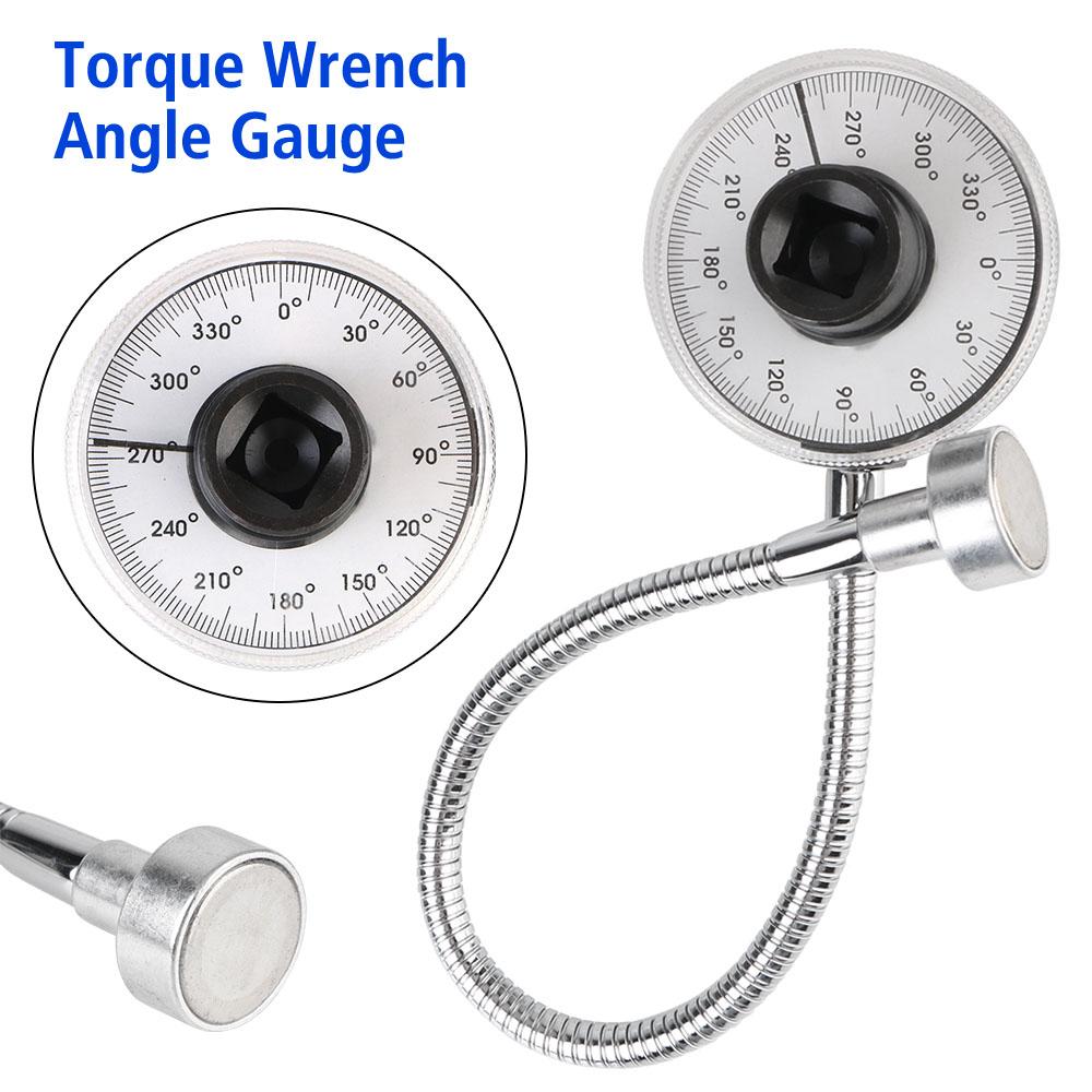 Adjustable Calibrated In Degrees 360 Degrees Torque Wrench Hand Tools Torque Regular Scale Torque Angle Gauge Torquemeter
