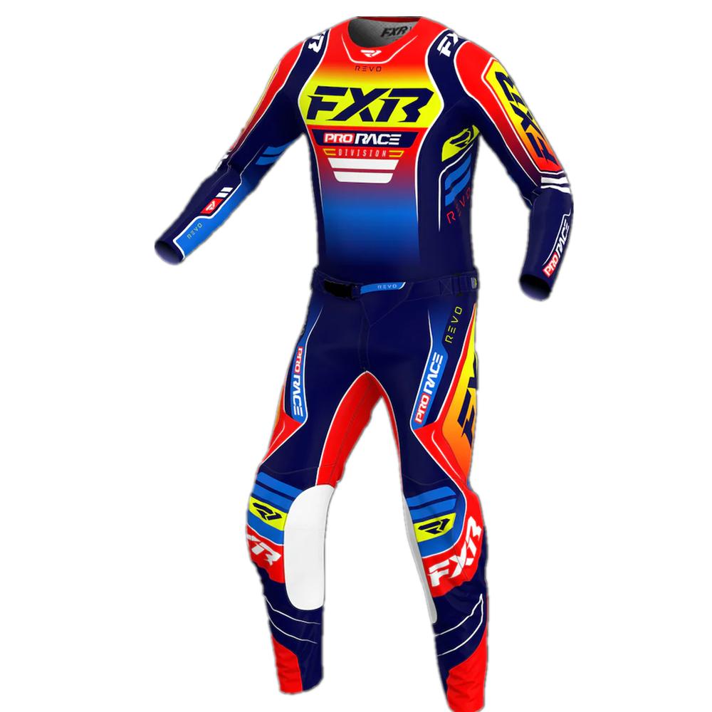 Tuta Motocross 2026 REVO ALPHA Set Attrezzatura MX Maglia Enduro Cambio Superiore Set Maglie Motocross Kit Moto Enduro Combos Moto Fuoristrada