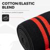 IRON BULL Classic Elbow Wrap (Black/Red)