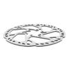 160mm Disc Brake Rotor 2.3mm Thick SUS410 Stainless Steel 6 Bolts Disc Brake Rotor for Riding