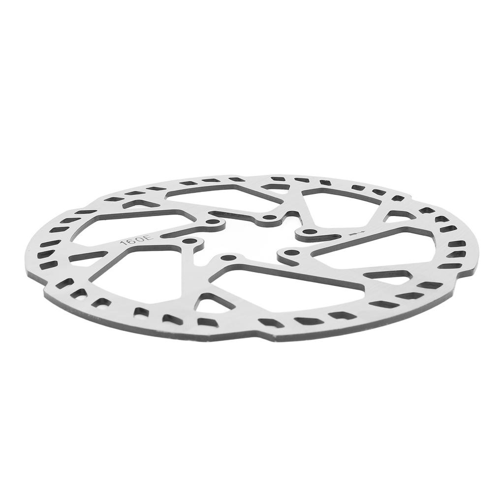 160mm Disc Brake Rotor 2.3mm Thick SUS410 Stainless Steel 6 Bolts Disc Brake Rotor for Riding